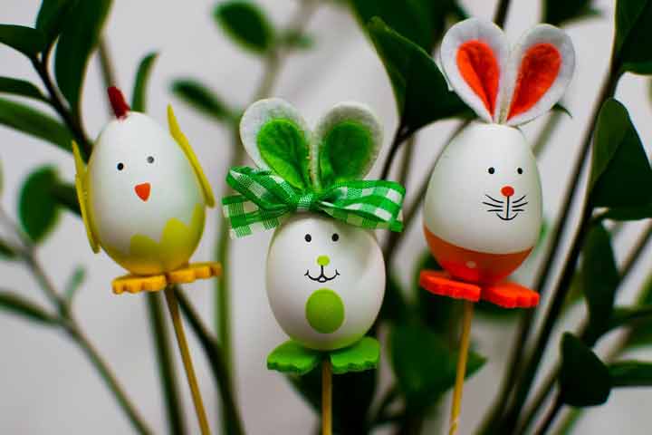 Colourful Egg Carton Flowers